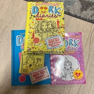 Dork Diaries books: #13 and #14 By: Rachel Renée Russell. Party Time . 3 total